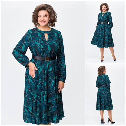 💖【S-5XL】🍁Stil nou de toamnă și iarnă elegant de înaltă calitate, rochie