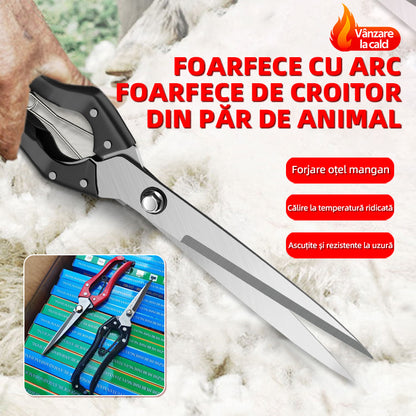 🐏✂️【Cumpărați unul și primiți unul gratuit】 Foarfece de lână de vacă de dimensiuni mari